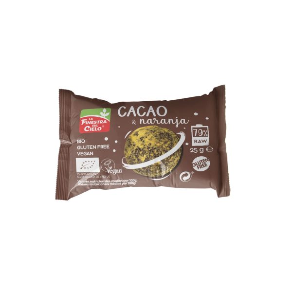 Energy ball cacao y naranja 25g